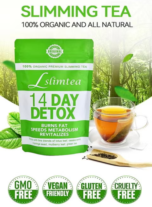 Detox Tummy Tea Bags Support Healthy Digestive And Metabolism 14 Bags